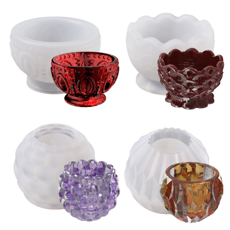 Candle Supplies Jars - Scatola di immagazzinaggio rotonda stampo in