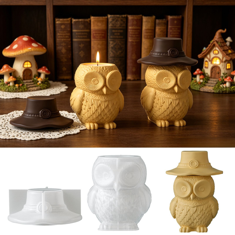 Candle Supplies Jars - Set di 2 stampi in silicone
