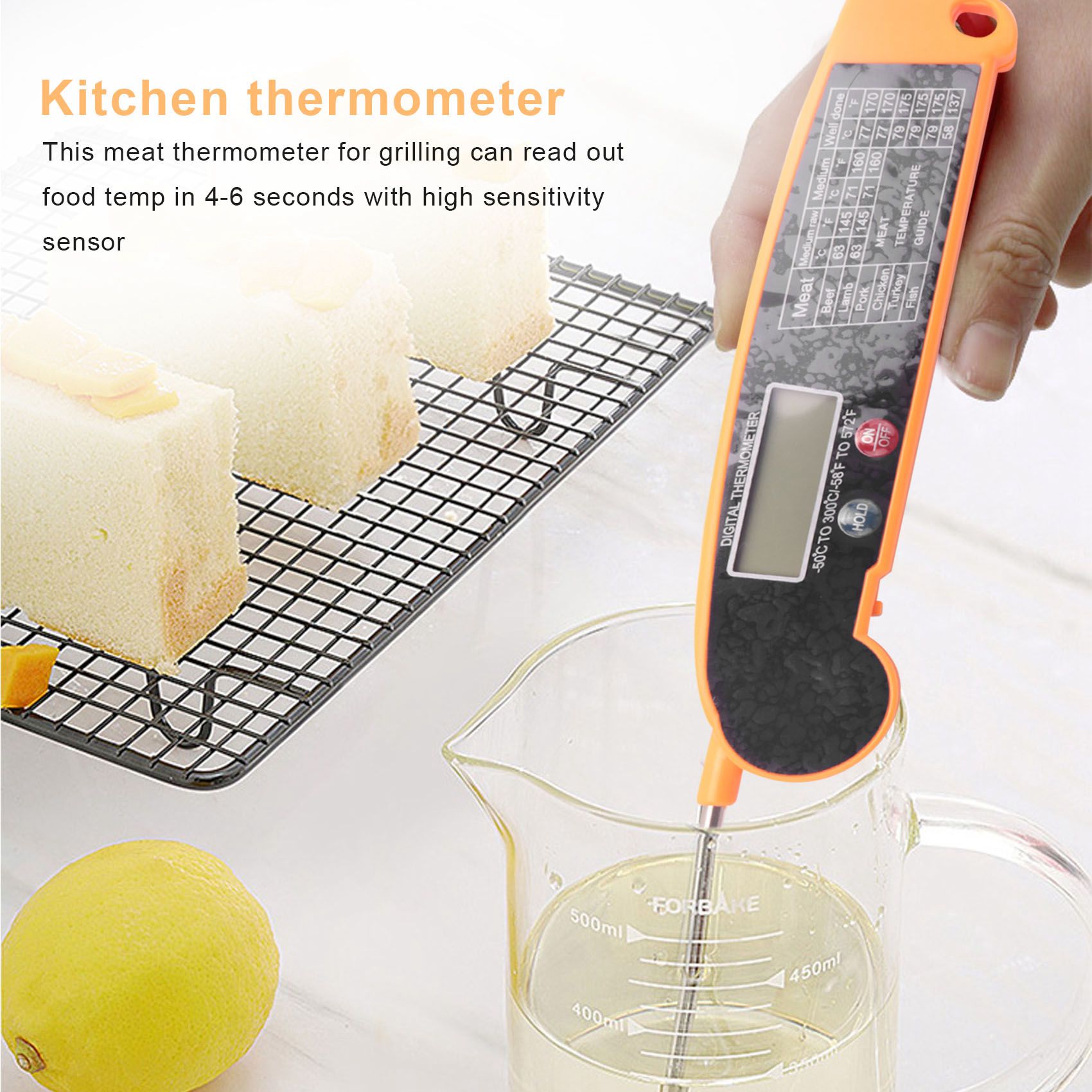 Digital Thermometer Probe - Termometro digitale per carne a lettura