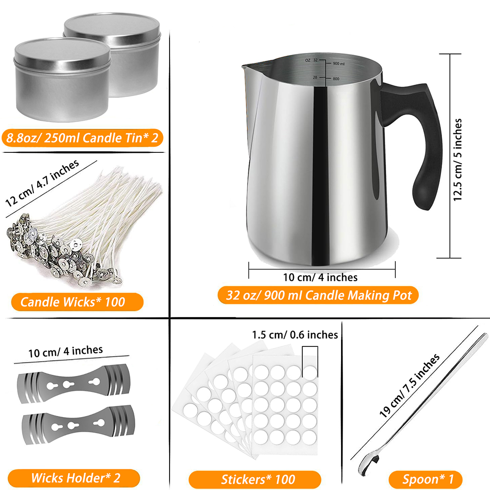Forniture per kit iniziale per - Candle Supplies Jars recensione e prezzo