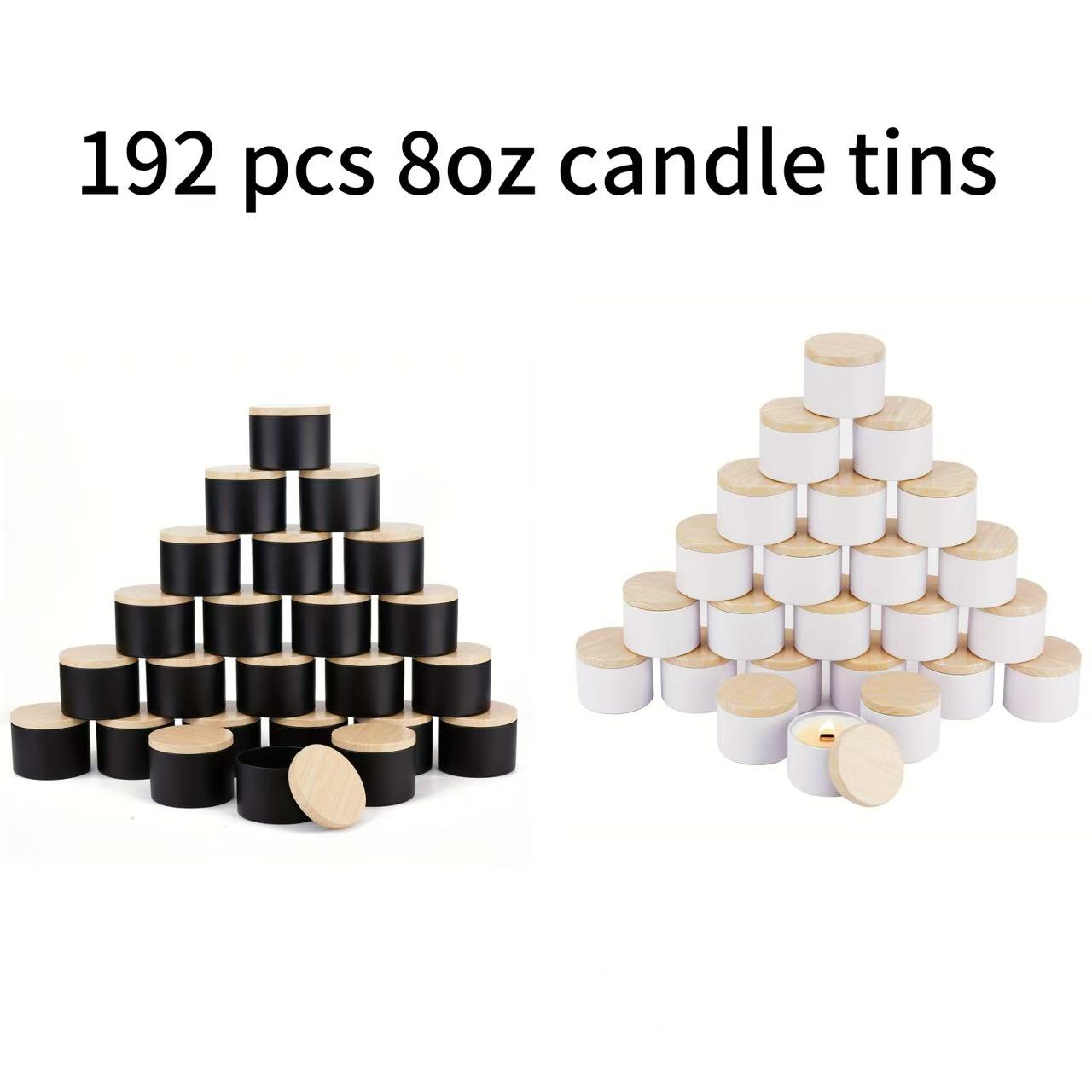 Barattolo di candela bianco/ne - Candle Vessel Supplies recensione e prezzo